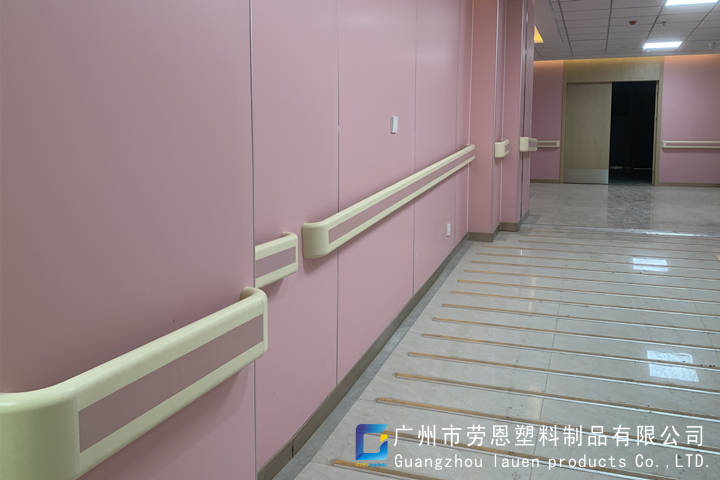 陜西省咸陽市婦幼保健院-醫(yī)院防撞扶手安裝案例 (2)